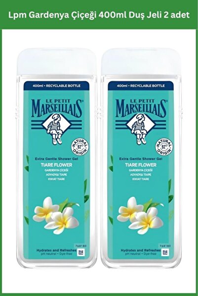 Le Petit Marseillais Gardenya Çiçeği 400ml Duş Jeli 2 adet