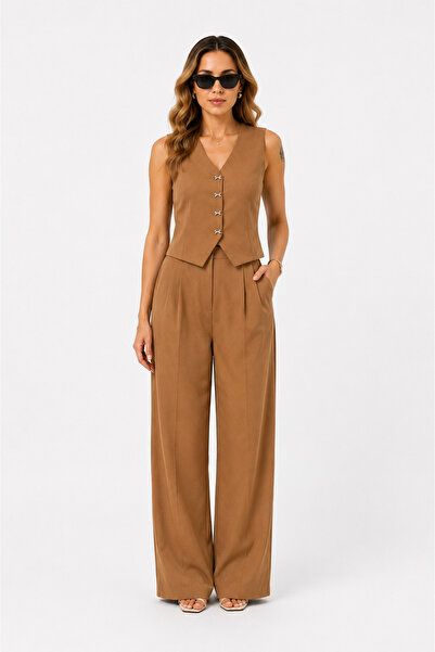 Rabona Fashion Elan Premium Vest & Palazzo Pants Set