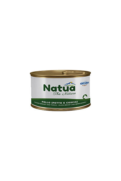 Natua Υγρή τροφή γάτας Κοτόπουλο σε ζωμό 85γρ.