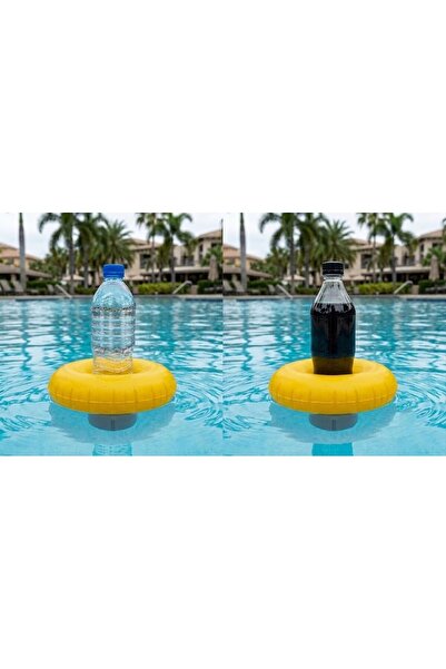 ARCANIUM Floating Drink Holder Pool Float - Cup and Bottle Stand (Lifebuoy De...