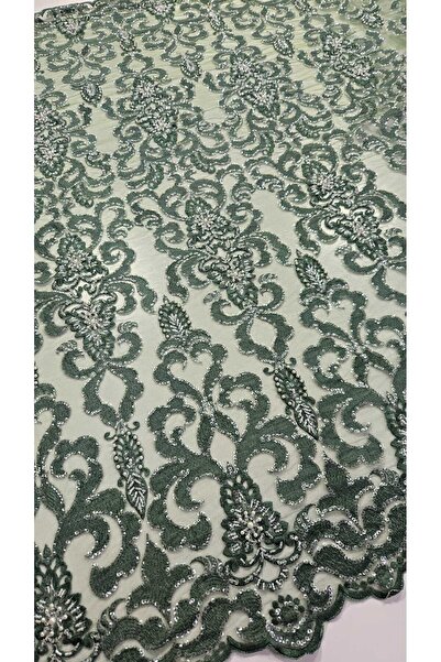 TESATURI OUTLET Broderie accesorizata cu perle, margele si paiete discrete, V...