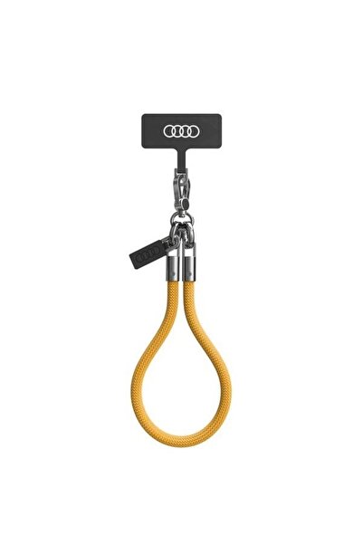 Audi Șnur universal pentru telefon, tip crossbody, 28 cm x 8 mm, Galben