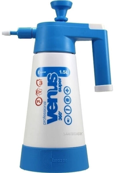 kwazar Venus Super Pro+ 360 Ψεκαστήρας Πίεσης με χωρητικότητα 1,5 λίτρα σε μπ...