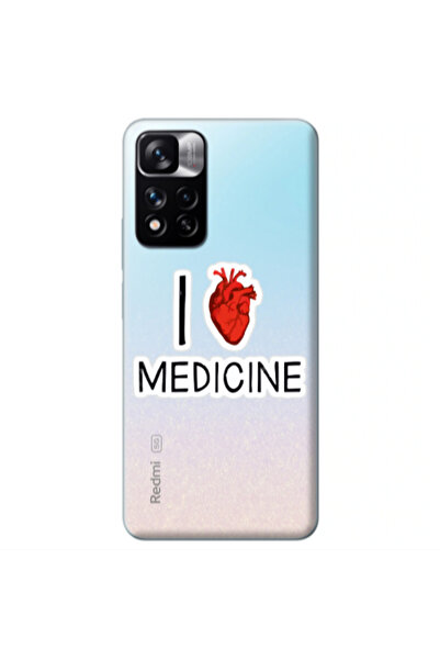 Other Xiaomi Redmi Note 11 Pro 5G I Love Medicin Transparent Silicone TPU Θήκη