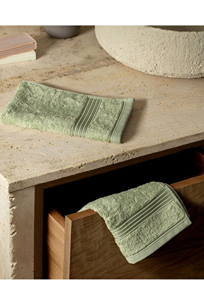 Madame Coco Clarette 2-Pack Cotton Hand Towels - Light Green - 30X46 cm