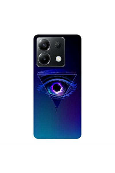 Other Xiaomi Poco X6 5G Triangular blue eye Transparent Silicone TPU Θήκη