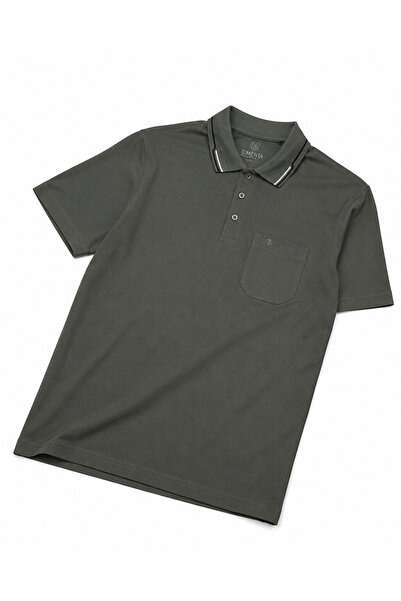 BABA PANT SİMENTİ,POLO YAKA, PAMUKLU,CEPLİ,LİKRALI ,BABA TİŞÖRT-HAKİ YEŞİLİ