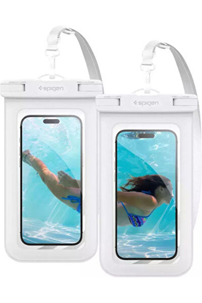 Spigen A601 Αδιάβροχη Θήκη Έως 6,9 ίντσες Λευκό ACS06013