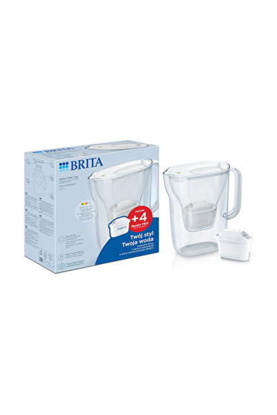 BRITA Style Essential Πλαστική Κανάτα Λευκή με Φίλτρο 2400ml