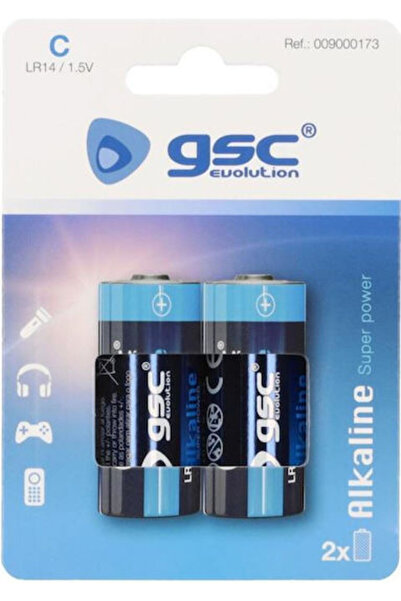 GSC Game World Αλκαλικές Μπαταρίες C 1.5V 2 τεμάχια