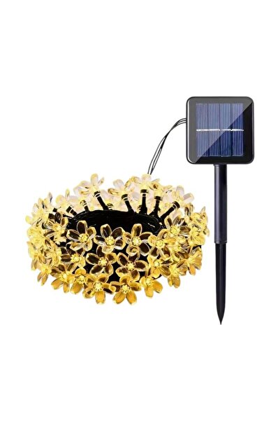 Tradesor Ηλιακή γιρλάντα φωτισμού LED - Λουλούδι - 5m+1m - 20D - 152899 - War...