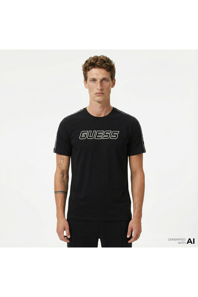 Guess Arlo Men's Black T-Shirt