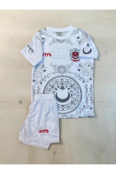 Babılgam Özel Tasarım Türkiye Bozkurt Göktürkçe Çocuk Forma T-shirt