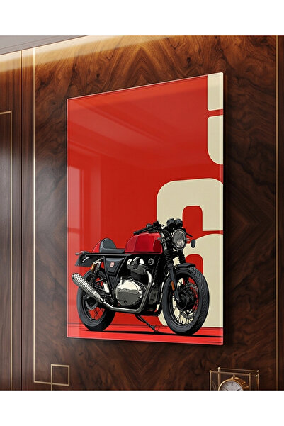 FavloArt Kırmızı Racer Motosiklet