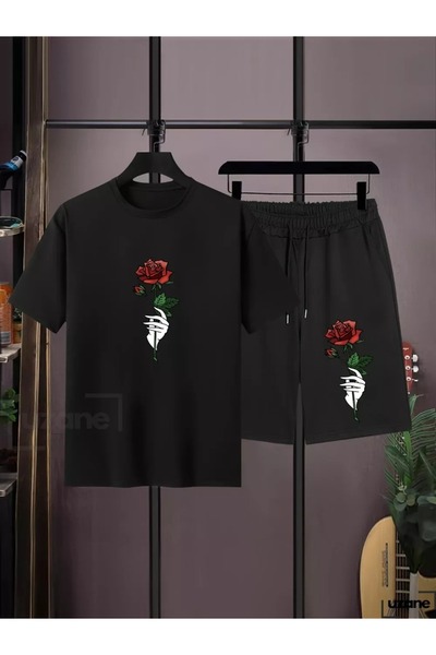 ship master Summer Collection New Arrival T-Shirt & Shorts Set Printed Patter...