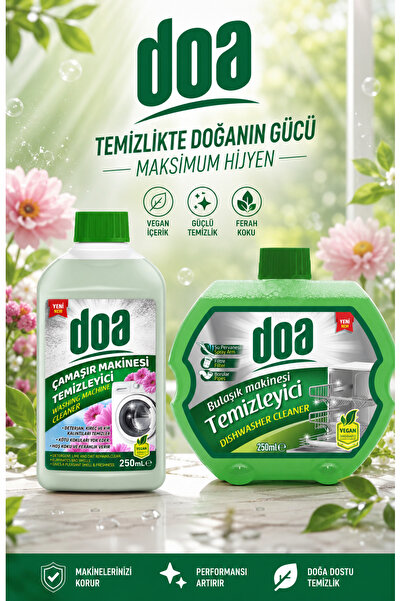 Doa Washing Machine and Dishwasher Cleaner 2X250 ml