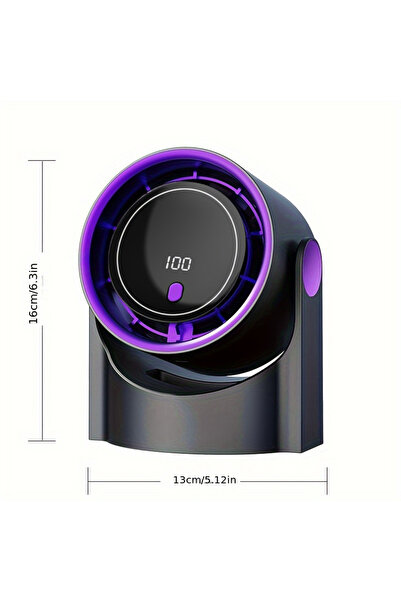 Choice مروحة كهربائية متعددة الوظائف بـ 100 سرعة، إضاءة LED، 3 أوضاع مؤقت، قا...