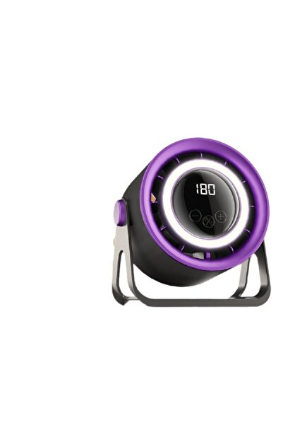 Choice مروحة دائرية جديدة من HOMEFISH باللون الأرجواني للمنزل، تعمل بمنفذ USB...