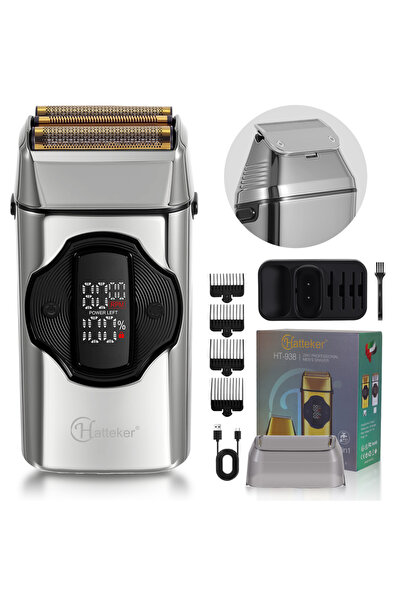 Choice green Hatteker Electric Shaver for Man 2-in-1 Beard Trimmer Hair Clipp...