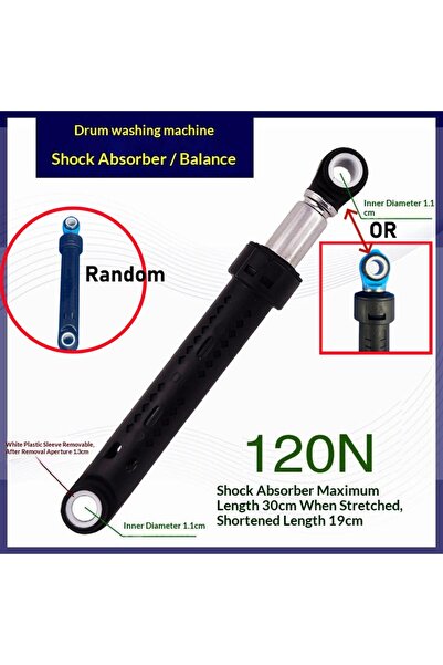 Choice 120N 2 قطعة 【YY28】1/2 قطعة ممتص صدمات 80N/100N/120N مناسب لغسالات جينل...