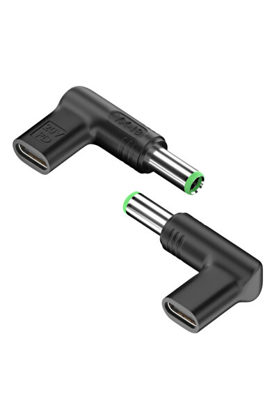 POWERTECH αντάπτορας τροφοδοσίας laptop YX-18, USB-C σε Toshiba 6.3x3mm, μαύρος