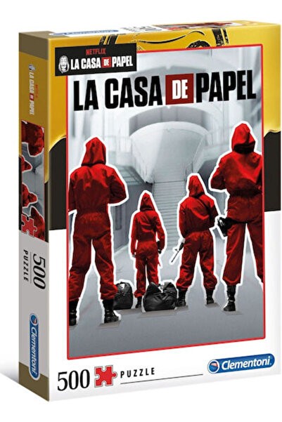 CLEMENTONI Puzzle Moneyheist Suits 2D 500 piese Cod: 35084