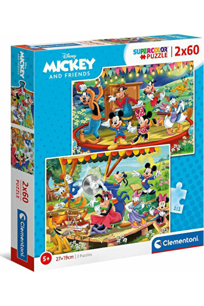 CLEMENTONI Puzzle pentru copii Mickey și prietenii, pentru 5+ ani, 120 piese