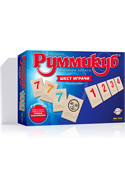 TM TOYS Joc de societate Rummikub XP Ediție Specială pentru 2-6 jucători, 7+ ...