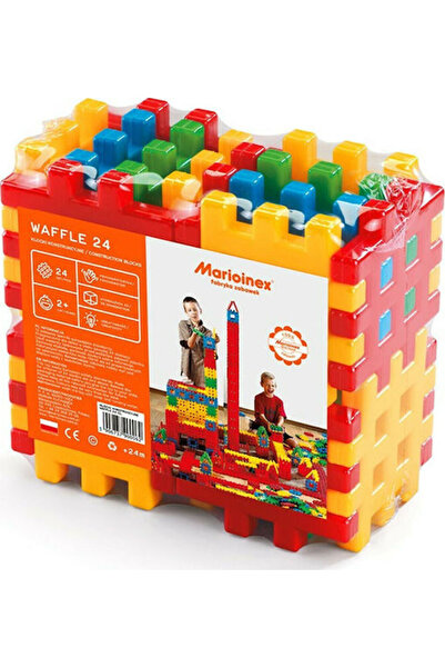 Marioinex Cuburi de construcție tip gofri, pentru copii de la 2 ani în sus, 2...