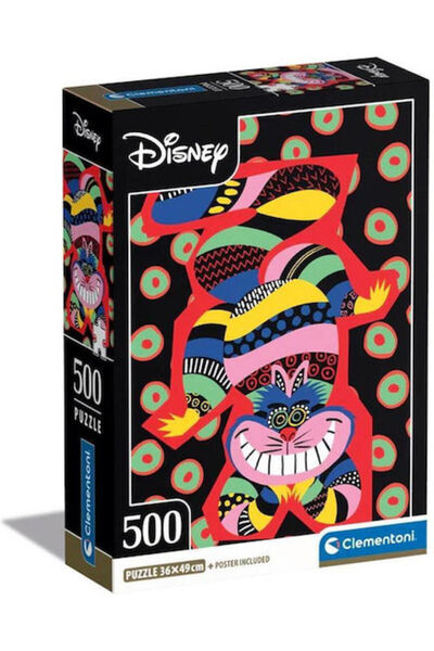 CLEMENTONI Puzzle-ul Pisica Cheshire 2D 500 Piese Cod: 35533