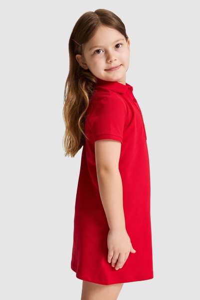 U.S. Polo Assn. Girl's Red Knitted Dress 50325597-Vr171