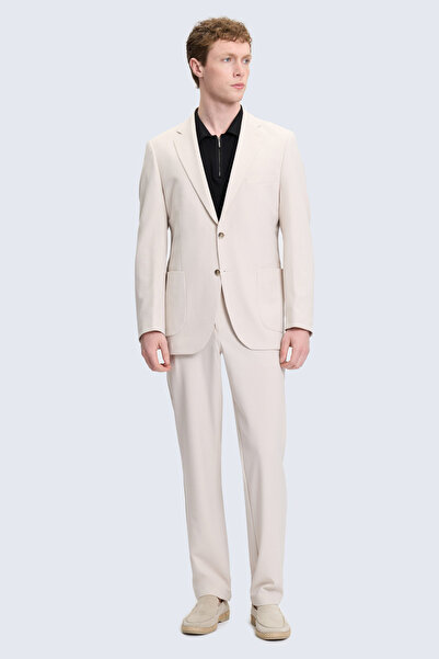 Hatemoğlu Taş Slim Fit Mono Yaka Casual Takım Elbise