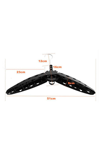 Choice Black Heavy Duty Foldable Diving Wetsuit Hanger Multi Purpose Drysuit ...