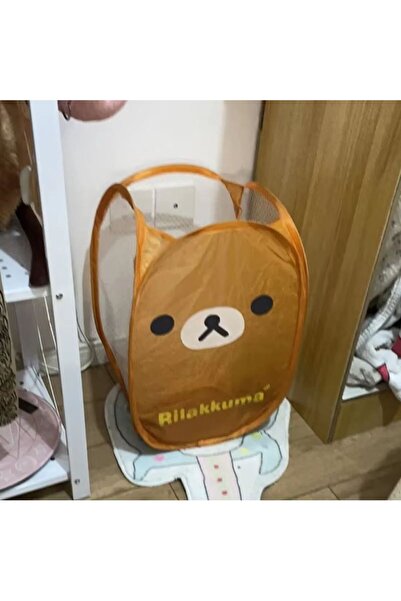 Choice Laundry Basket New Cartoon Rilakkuma Mesh Folding Large Capacity Laund...