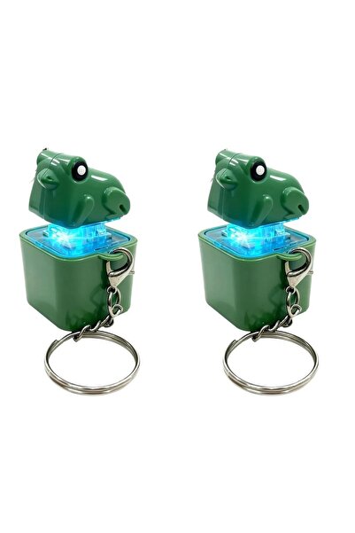 Choice5 A--2pcs Croaking Frog Fidget Toy Keychain Rechargeable Frog Keychain ...