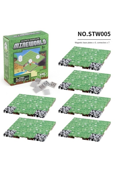 Choice STW005 Magnetic Base Plate Variety Baseplates Match Mine World Magneti...