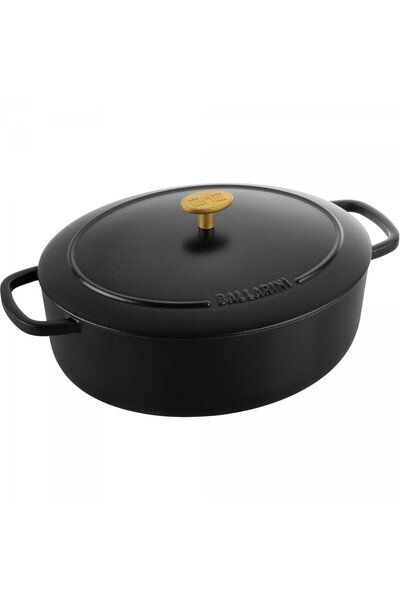 BALLARİNİ Oala ovala, Ballarini, Fonta, 4.5 L, 29 cm, Negru