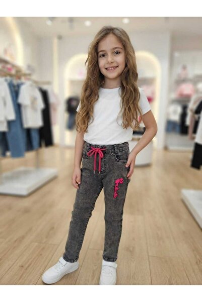KIZ ÇOCUK KOT PANTOLON JEANS