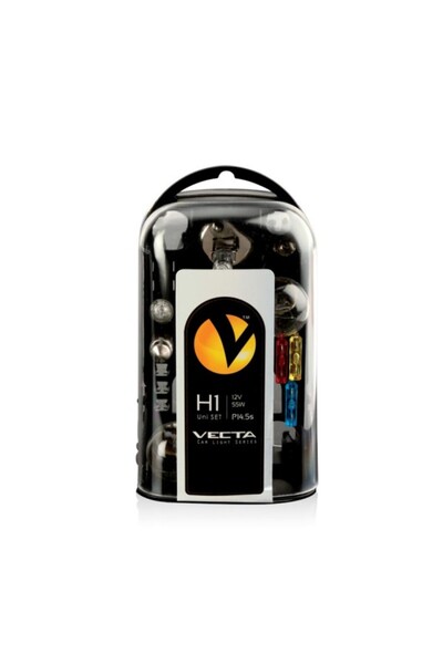 VECTA Set becuri rezerva H1 55W 12V, Trusa becuri Auto + Sigurante
