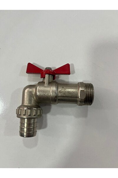 Genel Markalar 3/4” Hortum Rekorlu Köşe Mini Küresel Vana – Pirinç Nikel Kapl...