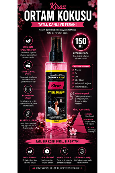 Car Kiraz Ortam Kokusu 150 ml