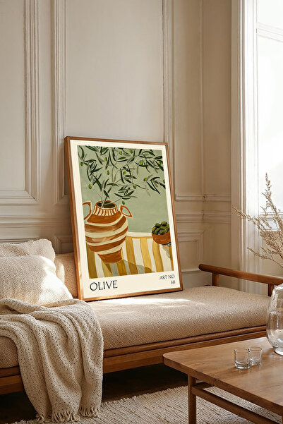 Dekorsiahome One Piece Wooden Framed Painting Tk3921