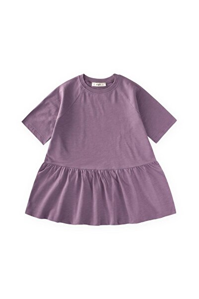 Cigit Tunic 5-12 Years Purple
