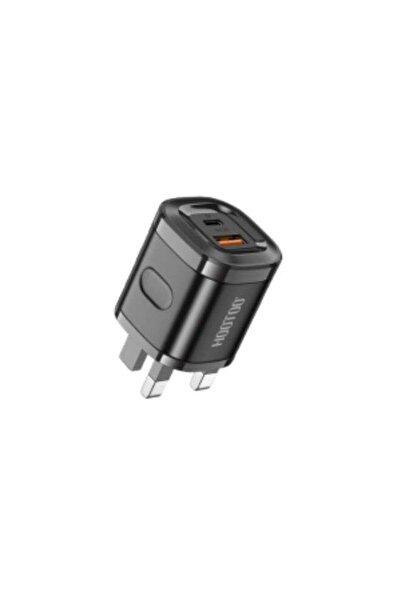 Generic HooToo 38W wall charger. Dual-port charger (Type-C charger & USB plug...