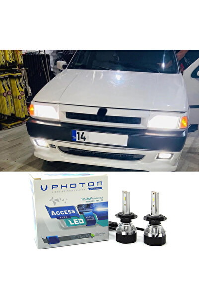 Photon Fiat Tipo Led Xenon Uzun + Kısa Far Ampulü H4 Access Yeni Seri Beyaz
