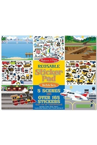 Melissa & Doug Επαναχρησιμοποιούμενα Αυτοκόλλητα - Οχήματα (14199)