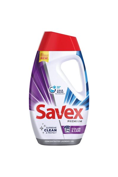 SAVEX Detergent lichid, Savex, Premium 1.08 L, Protecție culori, 27 de spălări