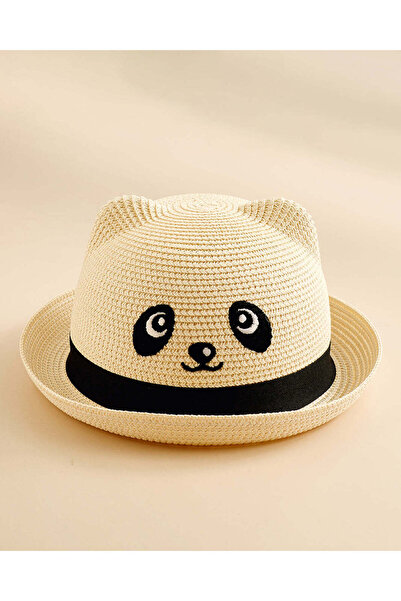 REDTAG Boys Beige Embellished Hat