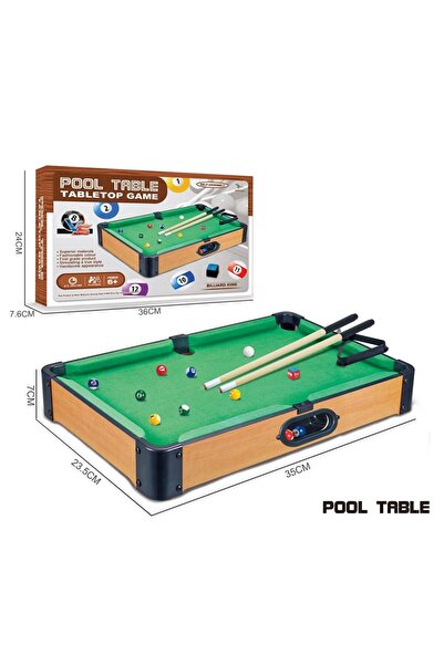 Blue Toys Ξύλινο Επιτραπέζιο Μπιλιάρδο (MKU445028)
