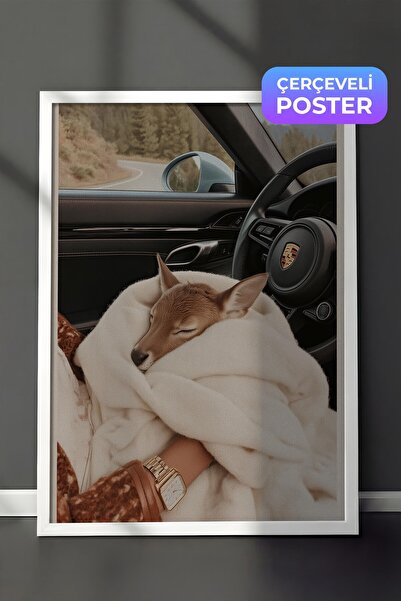 Postifull Poster sa jelenom, poster u beloj ramovani, serija "Old Money", BR:...